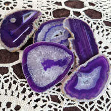 Load image into Gallery viewer, Dyed Sliced Agate ~ Balance &amp; Harmony