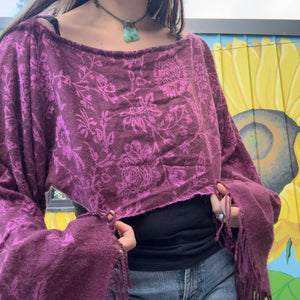 Handmade Boho Shawl Top