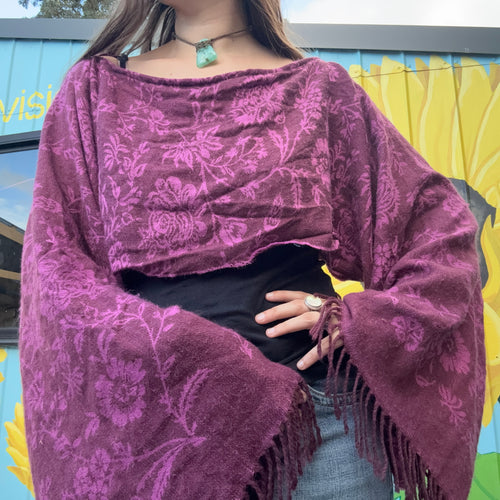 Handmade Boho Shawl Top