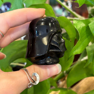Obsidian Darth Vader Head