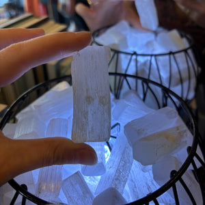 Selenite Lamp