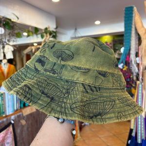 Stonewash Hippie Bucket Hat ~ 100% Cotton