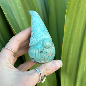 Amazonite Gemstone Garden Gnome