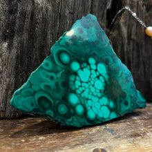 Load image into Gallery viewer, Malachite slice #3