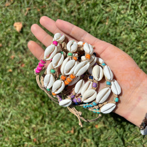 Coloured Shell bracelets - Ocean Mermaid Vibes