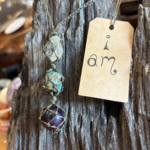 Load image into Gallery viewer, Handmade &#39; I AM&#39; Affirmation Macrame Necklace