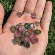 Load image into Gallery viewer, Natural Watermelon Tourmaline Rough Slices
