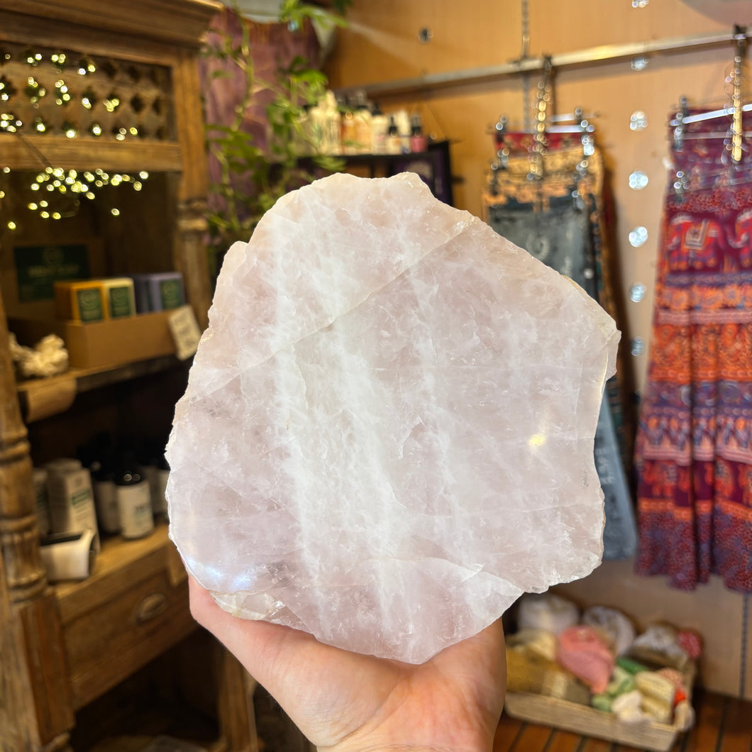 Large Rose Quartz Slab