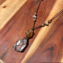 Load image into Gallery viewer, Citrine and Clear Quartz Handmade Necklace