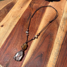 Load image into Gallery viewer, Citrine and Clear Quartz Handmade Necklace