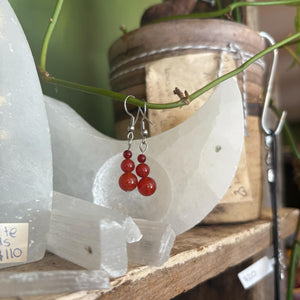 Boho Gemstone Beaded Earrings