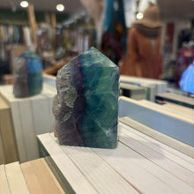 Load image into Gallery viewer, Rainbow Fluorite Free Standing Tower