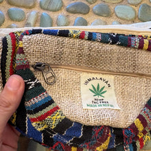 Load image into Gallery viewer, Hemp bum bag - Side Satchel, Book Bag, Made In Nepal