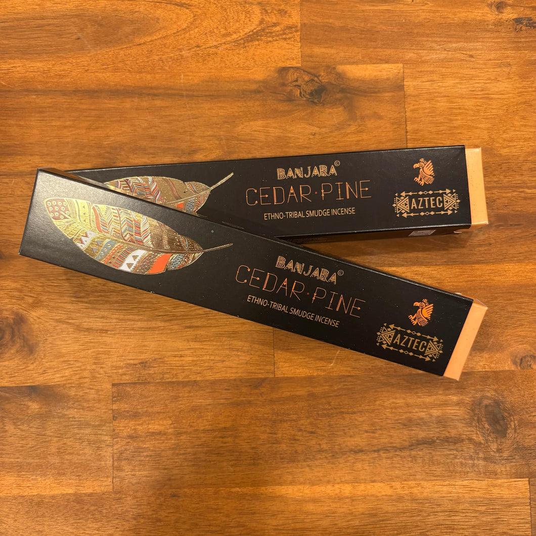 Banjara Cedar Pine Incense Sticks