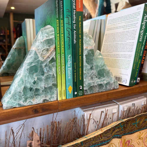 Fluorite Bookends ~ Clarity ~ Balance ~ Healing