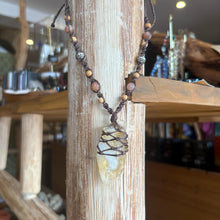 Load image into Gallery viewer, Handmade Citrine Macrame Necklace