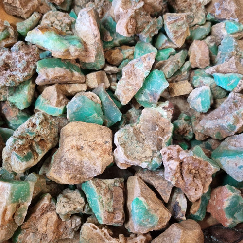 Green Chrysoprase Rough Pieces ~ Happiness ~ Joy ~