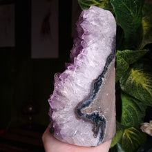 Load image into Gallery viewer, Amethyst Geode #4 - Large Base Cut Geode