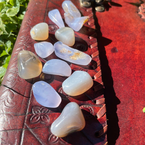 Chalcedony (Blue) Tumble Stone