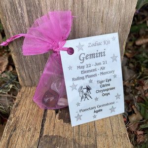 Zodiac Gemstone Kits ~ Birth Stone Gift Pack