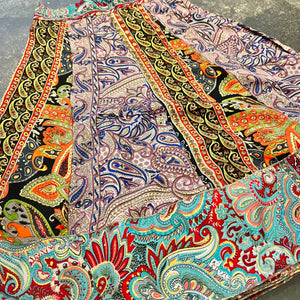 Wholesale Sari Silk / Rayon Panel Wrap Skirt x 5 mixed pack