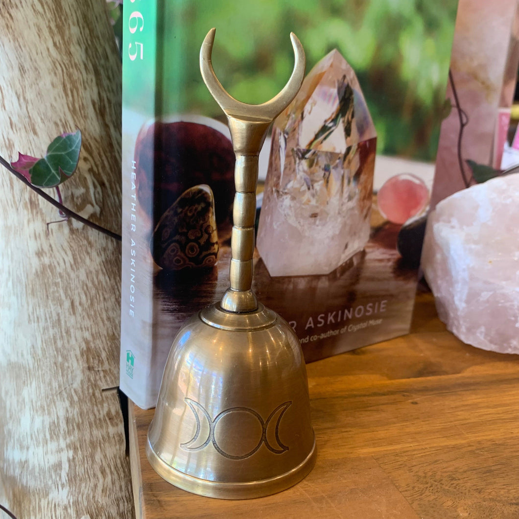 Triple Moon Altar Bell~ Witchy Vibe