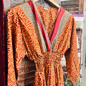 Wholesale Sari Silk Gypsy Dress - Mixed packs of 5