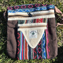 Load image into Gallery viewer, Hemp shoulder bag - Side Satchel, Book Bag, Made In Nepal