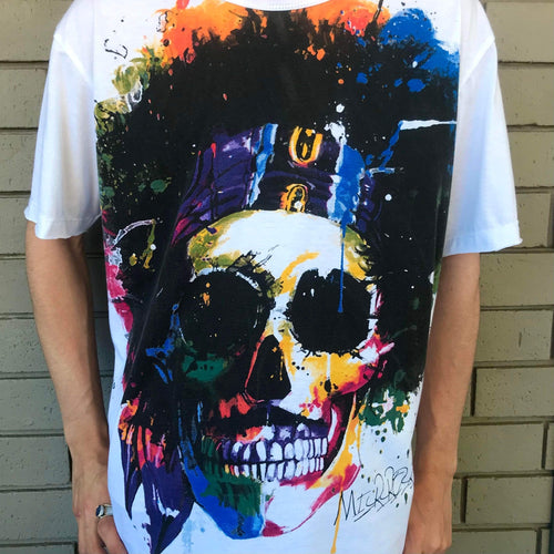 Mirror Skull T Shirt