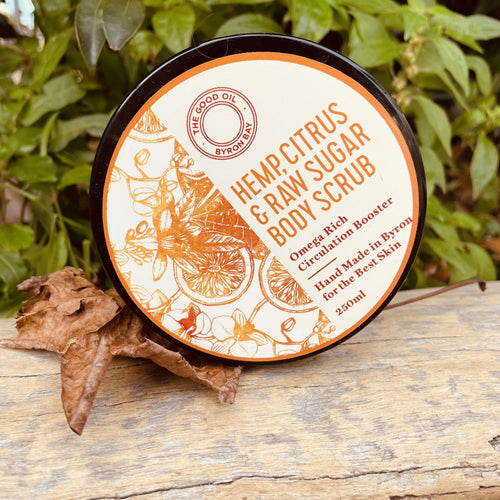 Hemp, Citrus & Raw Sugar Body Scrub