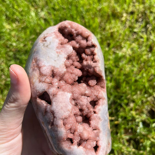 Pink Amethyst Geode  ~ Stunning Quality