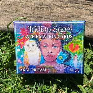 Indigo Sage ~ Affirmation Cards ~ by Akal Pritam