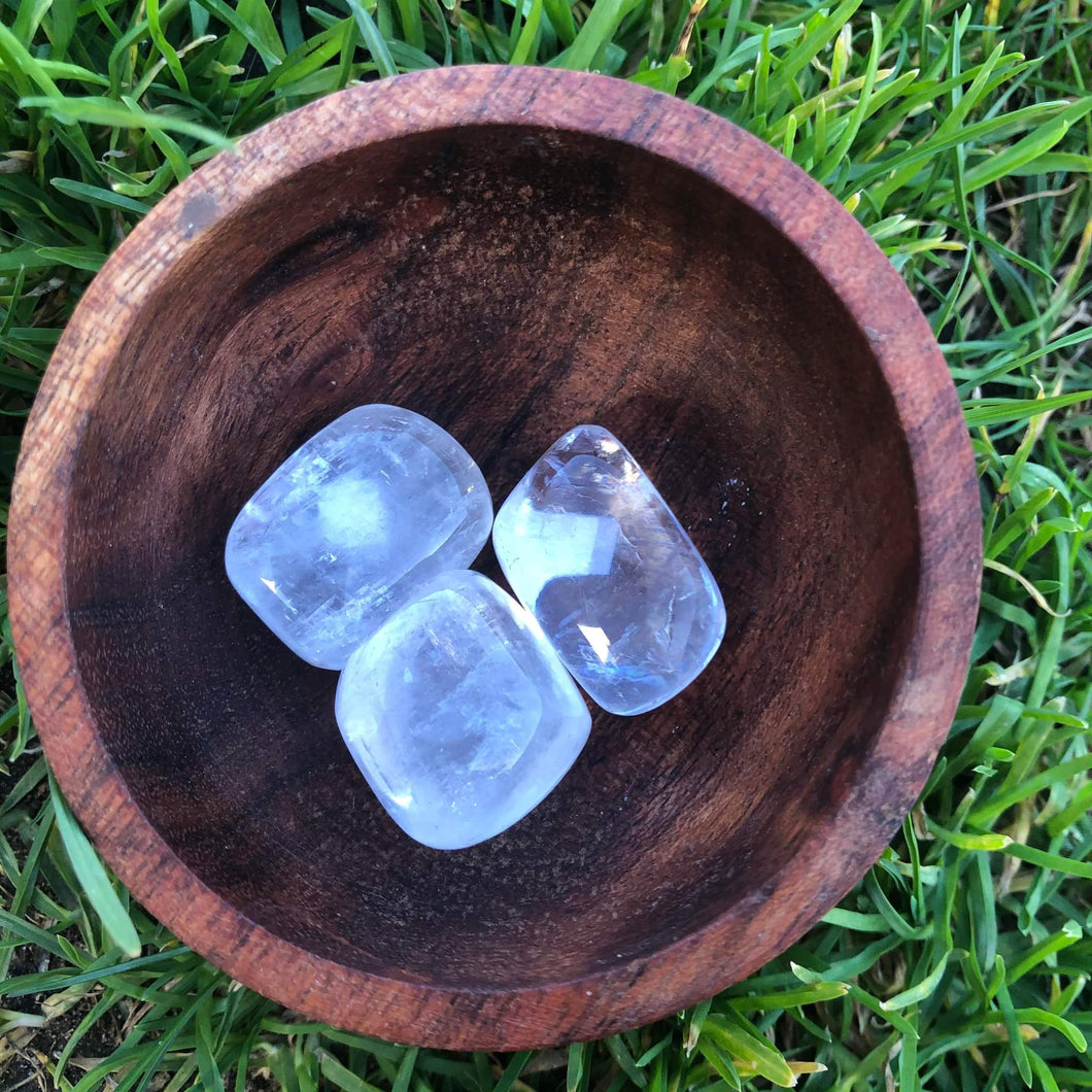 Clear Calcite Tumble Stone