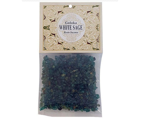 Goloka White Sage Resin 30g